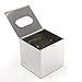 Doitb Square Stainless Steel Tissue Box Holder Cover Pumping Paper Case Dispenser Desk Organizer for Bathroom Home Office Hotel