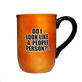 Do I Look Like a People Person Designer Coffee Mug by Spoontiques Creative Ventures