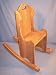 Children's Wooden Play Furniture - Rocking Chair - 9-1/2" Seat Height