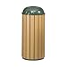 Rubbermaid Commercial Products FGR25T50PLEGN Regent Series Refuse Container (Round, Open Top, 15-Gallon)