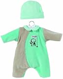 Corolle - M2148 - Accessoire Poupée - Habillage Bébés 36 Cm - Ensemble Combinaison Menthe M2148