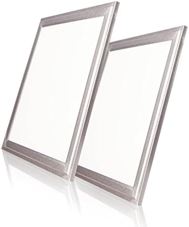 LED Panel light, No Flicker LED Recessed Ceiling Light For Kitchen and Bathroom, 24W 5000K(Day White) 2160LM, 50000hours life-span,Driver Included,12x12-Inch (2 Pack)