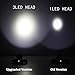 Vander Super Bright Headlight,5000lm 4 Mode Headlamp Flashlight Torch,3 CREE Chips XML T6 LED Helmet Light with 18650 Batteries and Wall Charger for Hiking Camping Riding Hunting Fishing