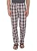 Nick&Jess Mens Brown Checkered 100% Cotton Pyjamas RS.449.00