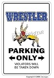 WRESTLER ~Sign~ wrestle sports athlete strong gift