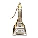 Kurt Adler 5-1/2-Inch Noble Gems Glass Eiffel Tower Ornament