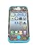 JUSTING@Triple Layer Hybrid Real Tree Camo Hybrid Hard Case Cover for iPhone 5/5S (light blue)