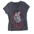 Rosie Engine Print V-Neck T-shirt - Women