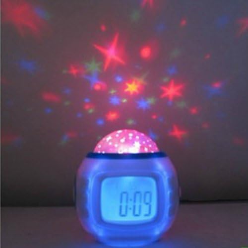 Music Clock Star Projector
