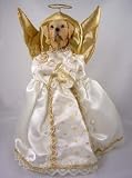 Yellow Labrador Retriever Angel Christmas Tree Topper