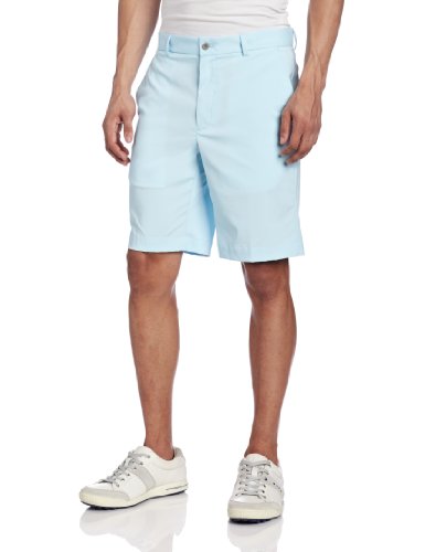 Greg Norman Collection Men's Tech Flat Front Short, Cloud, 32 On Sale