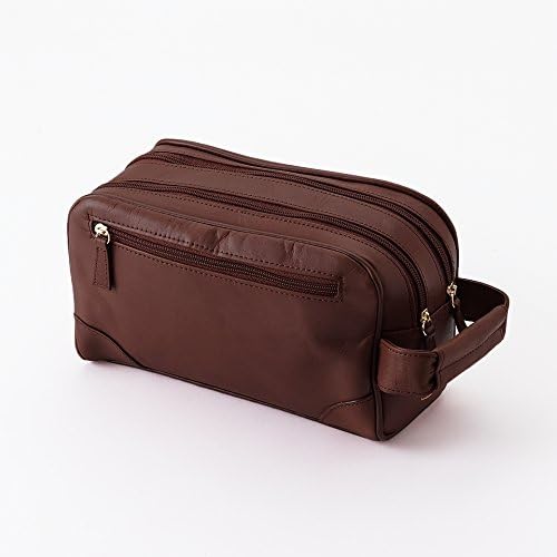 Rolfs Fitzgerald Double Zip Travel Bag Brown