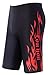 WUAMBO Swimwear Men's Swim Jammer Shorts Red US Medium Waist 32
