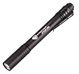 Stylus Pro Flashlight with White Led, Uses 2 AAA Batteries, Black