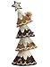 20" Whimsical Gingerbread Kisses Cone Christmas Tree Table Top Decoration