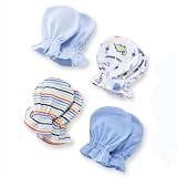 Gerber Mittens, 4 Pack, 0-3 Months