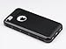 ULAK iPhone 5C Case, Slim Lightweight 2in1 iPhone 5C Cases Hybrid with Soft Rugged TPU Inner Skin and Hard PC Anti Scratches Protective Cover for Apple iPhone 5C Black