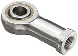 RBC Heim Bearings HFL7C 0.4375″ Bore, .4375-20 Threads, Left Hand Thread, Female Rod End Bearing, 4 Piece Metal-To-Metal