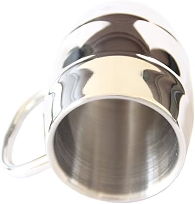 Coffee Mugs 18/8 Stainless Steel Double Wall Tea Cups Beer Stein - 10oz