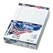 American Pride Writing Pad, Lgl Rule, 8-1/2 x 11-3/4, White, 50-Sheet 12/pk