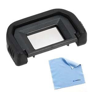 GTMax Replacement Eyecup - EF for Canon EOS Rebel SL1, T5i, T4i DSLR Cameras with *Microfiber Cleaning Cloth*