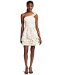 BCBGMAXAZRIA Womens Quinby One Shouldered Cocktail Dress