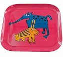 Paperchase Small Square Tray. Crazy Crocs Design