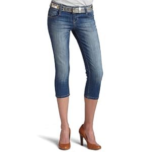 Southpole Junior's Low Rise Belted Capri Jean