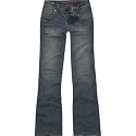 HYDRAULIC Womens Chevron Pocket Metro Jeans - Medium Blast