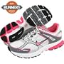 Nike Women's Zoom Structure Triax+ 13 Running Shoes (10, White/Pink Flash/Cool Gray/ Metallic Silver)