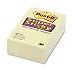 3M Post-it 4 x 6 Inch Canary Yellow Ruled Notes, 90 Sheets 5 Pack (660-5SSCY)