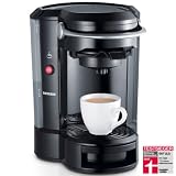 Produkt-Bild: Severin KA 5155-400 Kaffeepadautomat mit Milchaufsch&auml;umer, schwarz
