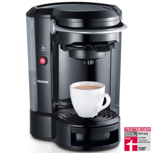 Severin KA 5155-400 Kaffeepadautomat mit Milchaufschäumer, 