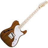 Squier by Fender Classic Vibe Telecaster Thinline Electric Guitar, Natural