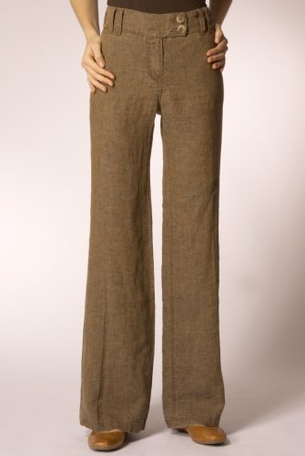 Per Una Barky Linen Trousers clothing