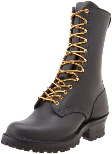 Hathorn Men's 110V Smoke Jumper Fighting Boot,Black,11.5 EE US