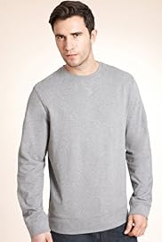 Pure Cotton Crew Neck Plain Sweatshirt