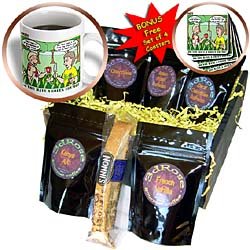 Rich Diesslins Funny KNOTS Scouting Cartoons - Do You Have a Green Thumb - Gardening - Coffee Gift Baskets - Coffee Gift Basket