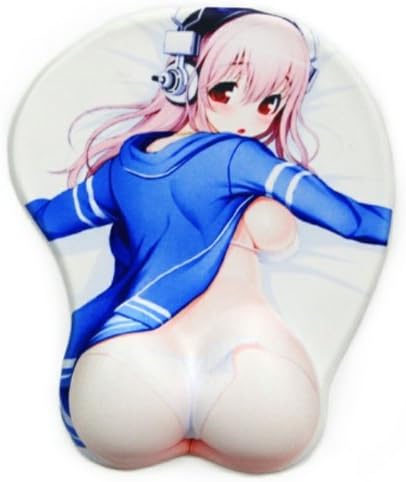 Sexy Girl 3D Anime Mouse Pad Kobato Buttock Silicone Computer Mouse Wrist Pillow (8#)