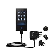 International Wall / AC Charger for the Samsung YP-P2JCBY - Gomadic Brand w/ TipExchange Technology