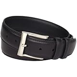 Florsheim Men's Full Grain Luxury Leather Dress Belt with Stitched Edge