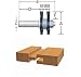 BOSCH 84623M 1/4-Inch Shank Tongue & Groove Router Bit 3-Wing With Bearing