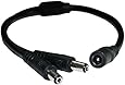 ESUMIC DC Power Female to Male Splitter Adapter Cable for LED Strip Light