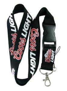 Coors Light Keychain Lanyard