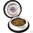 Dog Bowl - Stainless Steel Non-Tip Bubble Dish - 32 oz.