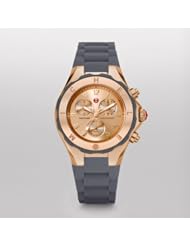 Michele Tahitian Jelly Bean Large, Rose Gold Tone Grey Mww12f000045