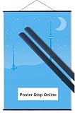 Poster Hangers (Set of 2 Hangers) - Black (Size: 27 each)