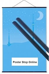 Poster Hangers (Set of 2 Hangers) - Black (Size: 27'' each)