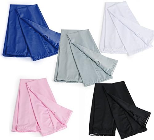 5 Pairs Multicolor Anti-Slip Thumb Hole Stretch UV Protection Arm Sleeve Sets