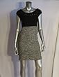 Kensie Black & Gray Oxford Dress